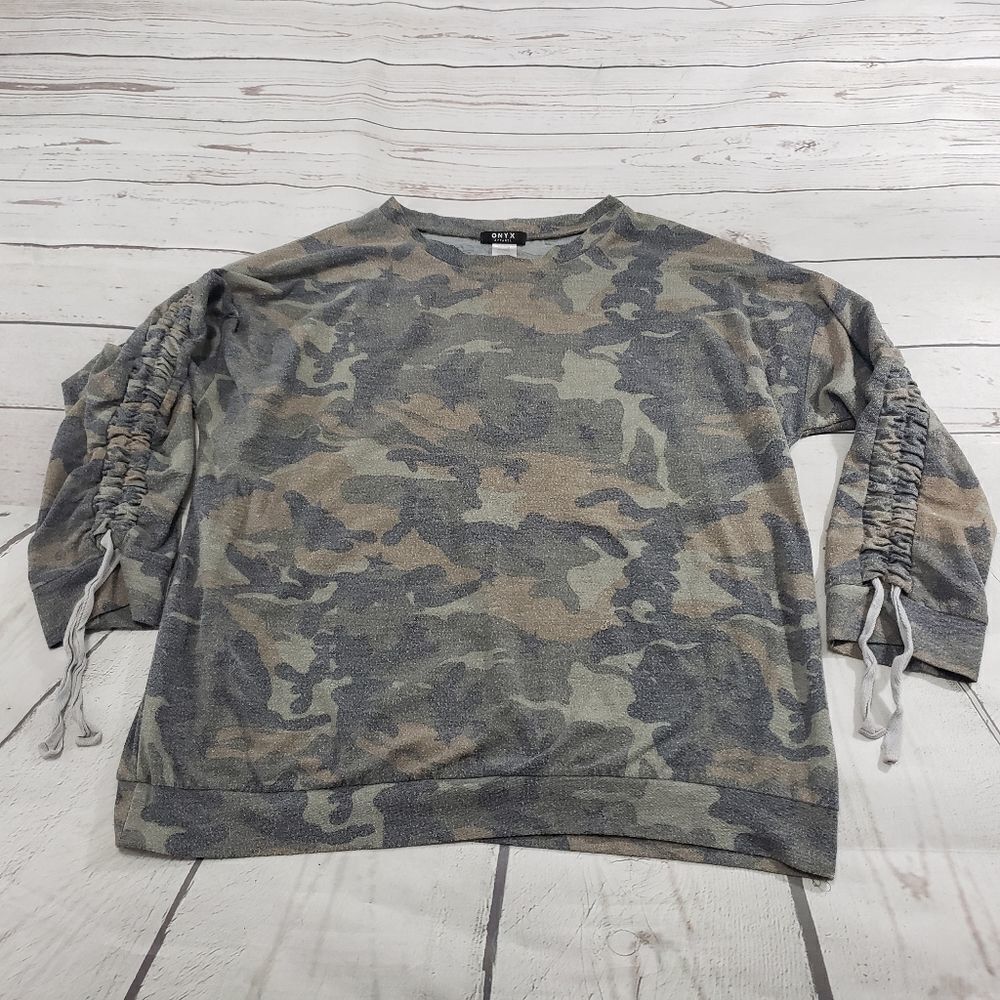 Onyx Apparel Sweatshirt Size XL Camouflage Camo
